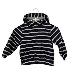 Gap Baby Half Zip Hoodie with Kangaroo Pocket Size 3